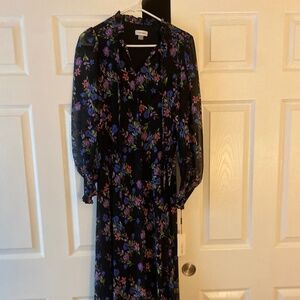 Beautiful Black and Floral Calvin Klein Dress! Size 6 / New with tags